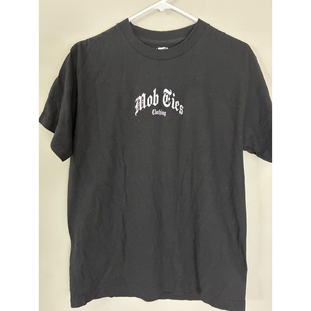 Mob Ties Clothing T-Shirt Mens Size Medium Black Graphic Logo Streetwear Tee